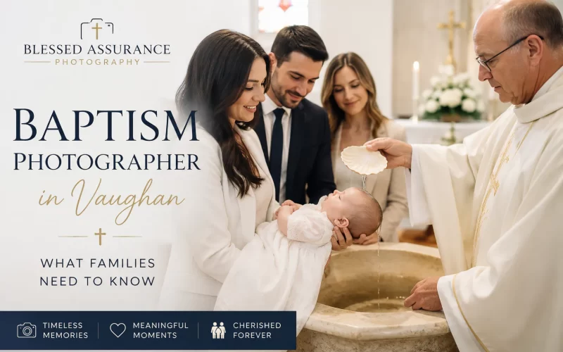 Baptism Photographer in Vaughan